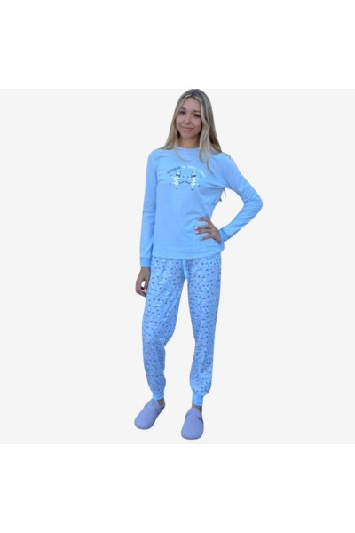 S104 PIJAMA SUPERSOFT MUJER ZEBRAS