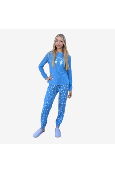 S104 PIJAMA SUPERSOFT MUJER ZEBRAS