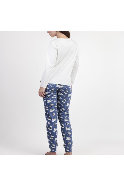 63425-0 PIJAMA CRUDO SNOW SNOOPY ADMAS