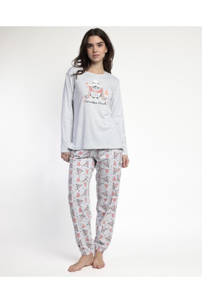 63592-0 PIJAMA WINTER OWL ADMAS