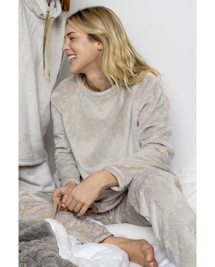 63612-0 PIJAMA CUELLO REDONDO 'ENJOY EVERY MOMENT'-ADMAS