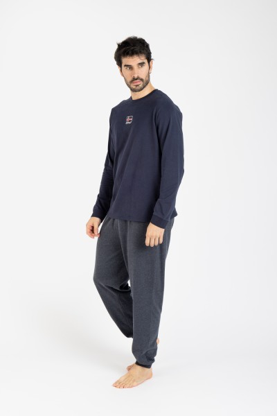 M25105 Pijama caballero Punto liso Iceland- Olympus