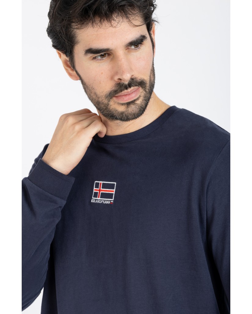 M25105 Pijama caballero Punto liso Iceland- Olympus