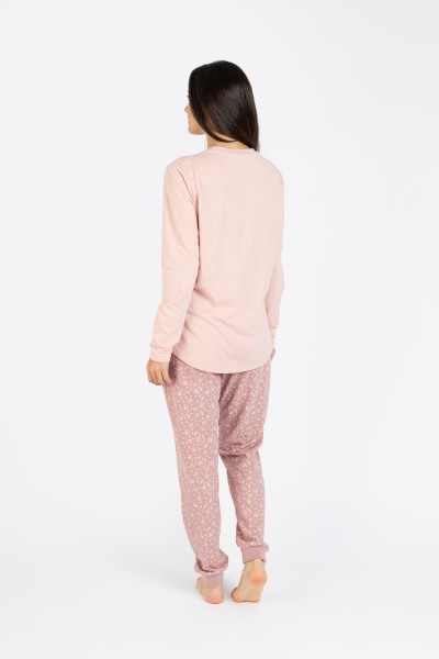 M25201 Pijama mujer Punto 'Time to sleep'-OLYMPUS