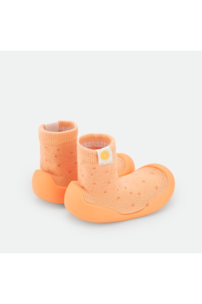 6916 ZAPATILLA CALCETIN NARANJA