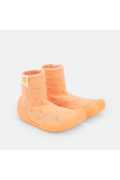 6916 ZAPATILLA CALCETIN NARANJA
