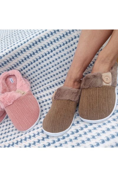 FJA24-1640 ZAPATILLAS MUJER BOTÓN-40 Grados