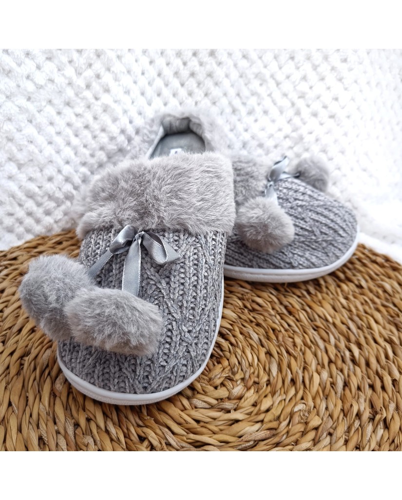 FJA24-1881 ZAPATILLAS MUJER POMPON-40 GRADOS
