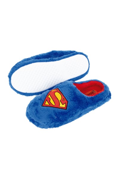 SU16650 Zapatillas estar por casa niño/hombre peluche SUPERMAN