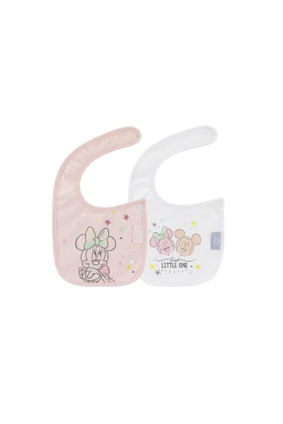 BABEROS MINNIE2 BABEROS PUNTO PACK 2 MINNIE