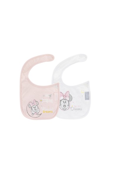 BABEROS MINNIE1 BABEROS PUNTO PACK 2 MINNIE