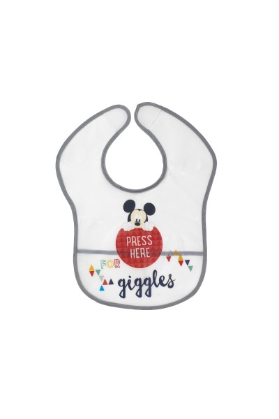 MK-BIBPACK-1-20 PACK 2 BABEROS MICKEY IMPERMEABLES