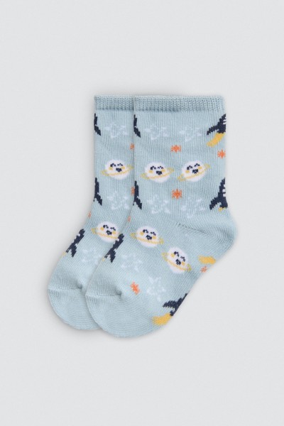 52867 CALCETÍN BEBÉ PACK DE 2 COOL BABY