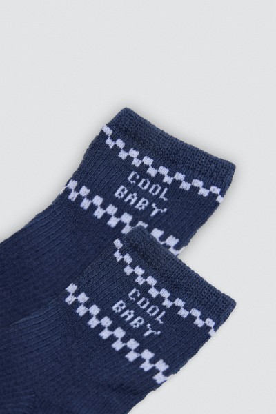 52867 CALCETÍN BEBÉ PACK DE 2 COOL BABY