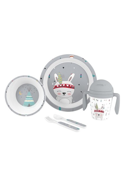 SET16 Set Vajilla 5 PCS Indio Interbaby