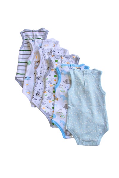 pack02 Pack de 6 bodys de bebé tirante niño 40 Grados