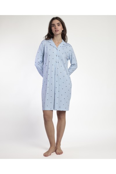 61443-0 CAMISOLA MUJER TAPETA STRIPES AND STARS ADMAS