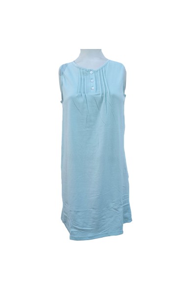 C1B Camisón mujer sin tirantes con estampado de puntitos