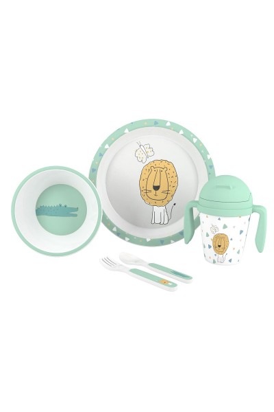 SET19 Set Vajilla 5 PCS Savana Interbaby