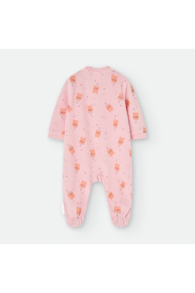 6116 PELELE BEBE ROSA ESTRELLITAS