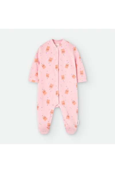 6116 PELELE BEBE ROSA ESTRELLITAS