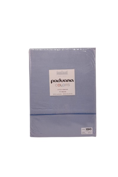 JSLPDLISOAPLIQUE JUEGO SABANAS LISO APLIQUE 50/50