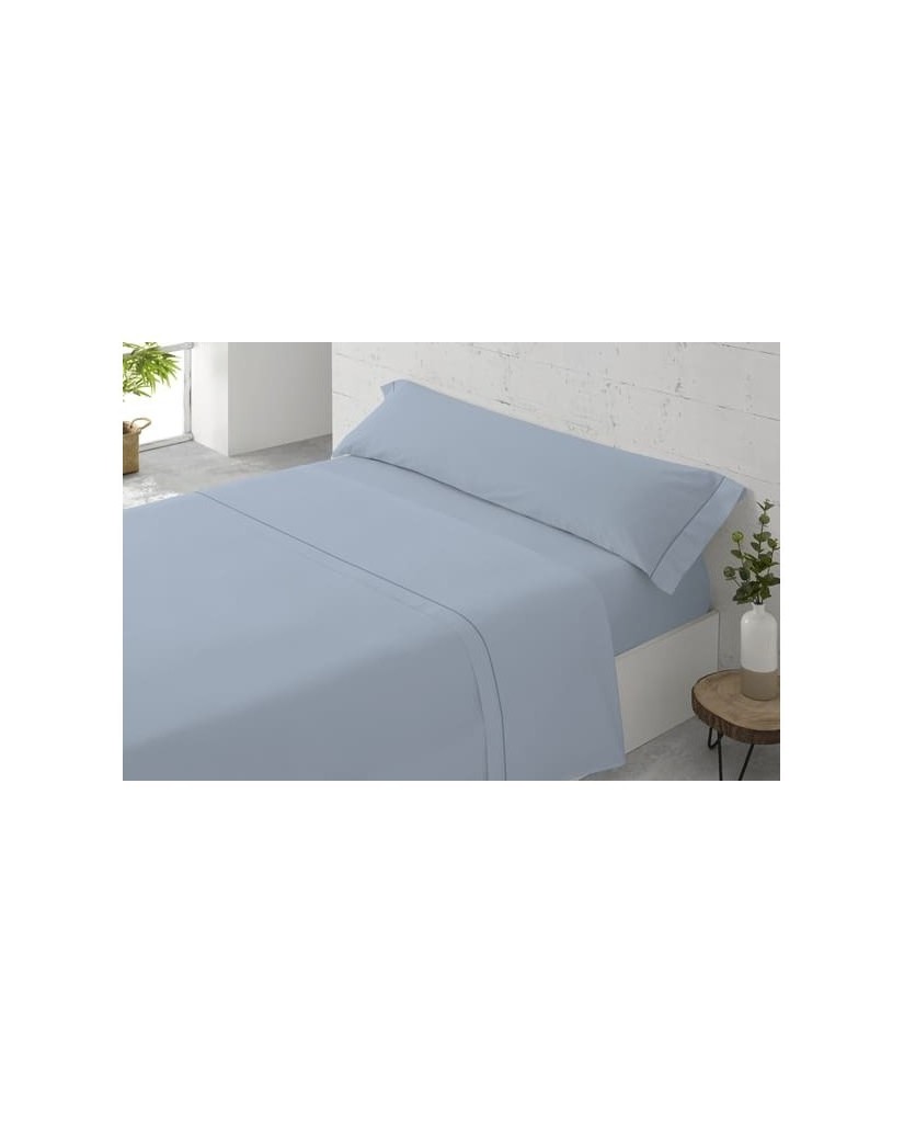 JSLPDLISOAPLIQUE JUEGO SABANAS LISO APLIQUE 50/50