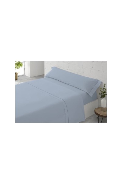 JSLPDLISOAPLIQUE JUEGO SABANAS LISO APLIQUE 50/50