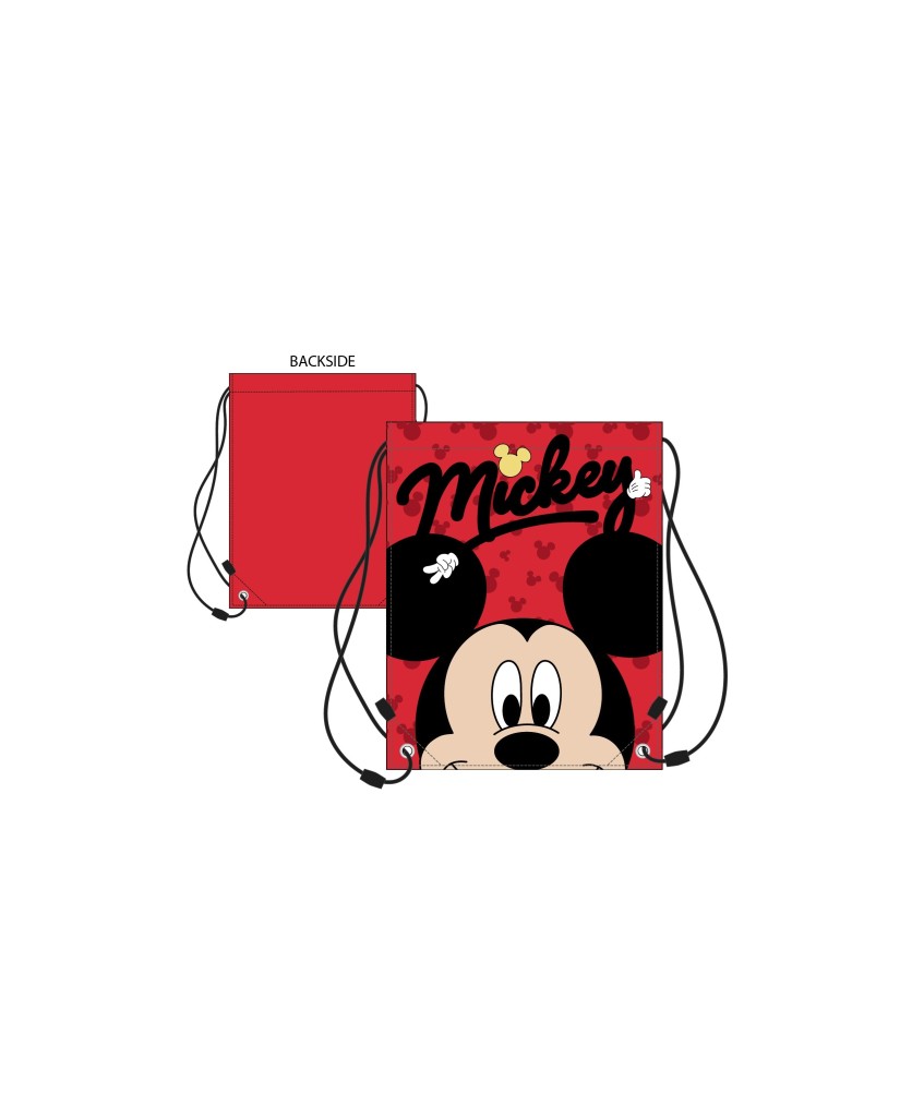 NW1437 MOCHILA CUERDAS MICKEY MOUSE 40X35 CM