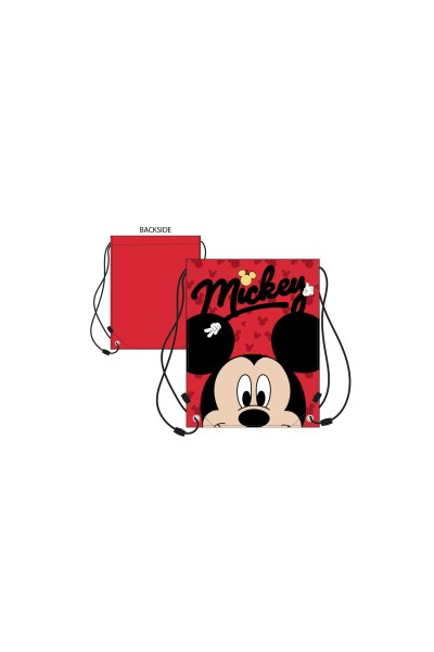 NW1437 MOCHILA CUERDAS MICKEY MOUSE 40X35 CM