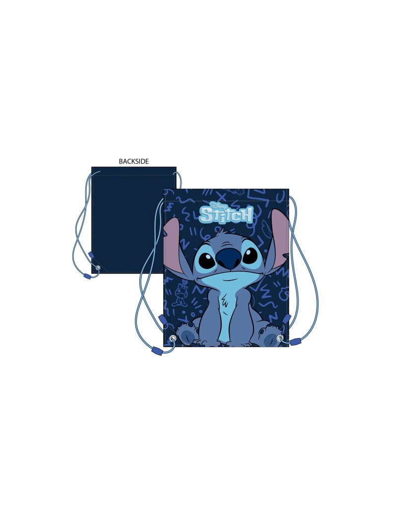 NW1439 MOCHILA CUERDAS LILO&STITCH 40X35 CM