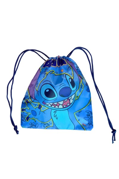 NW1443 BOLSA NIÑO MERIENDA&DESAYUNO LILO&STITCH 26X21CM