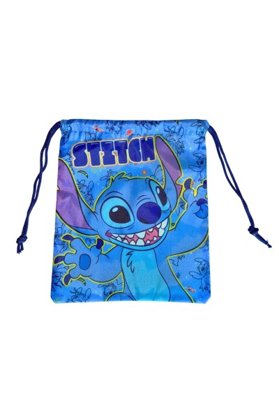 NW1443 BOLSA NIÑO MERIENDA&DESAYUNO LILO&STITCH 26X21CM