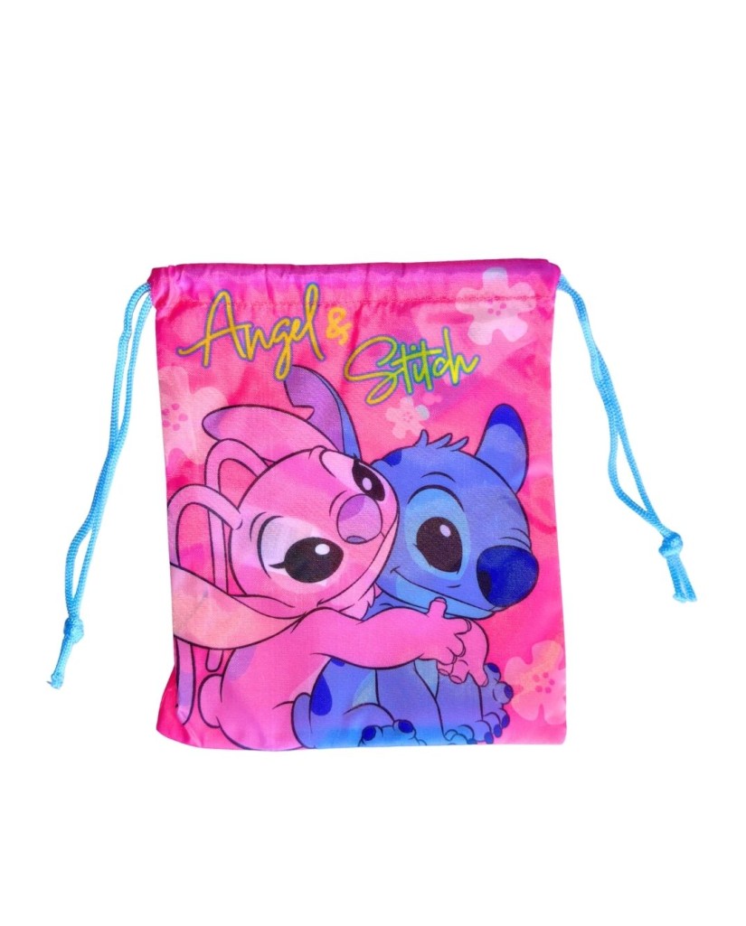 NW1444 BOLSA NIÑA MERIENDA&DESAYUNO LILO&STITCH 26X21CM