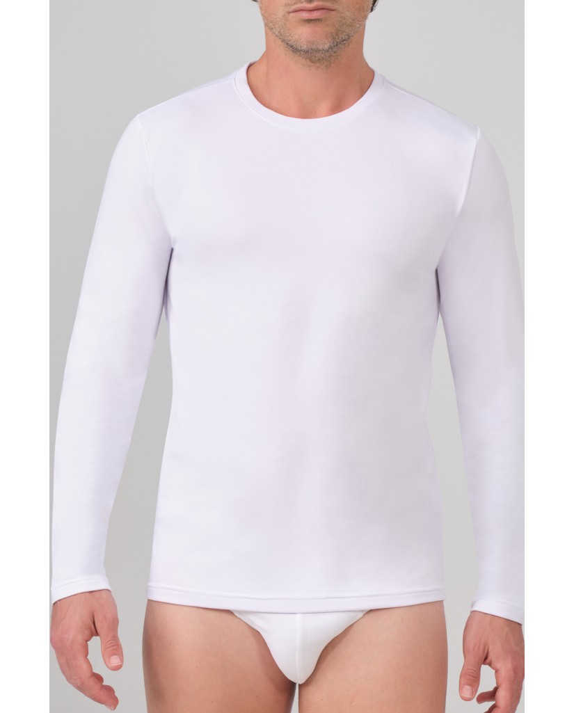 24077 Camiseta térmica caballero manga larga cuello redondo-40