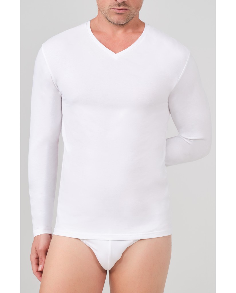 24053 Camiseta hombre algodón manga larga-40 Grados