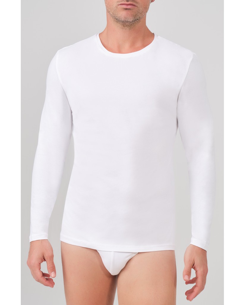 24052 Camiseta algodón manga larga hombre-40 Grados