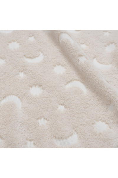 985 Manta minicuna GRABADA LUNA ESTRELLAS- Interbaby