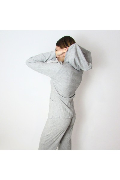 240175 Chaqueta casual mujer cremallera-40 Grados
