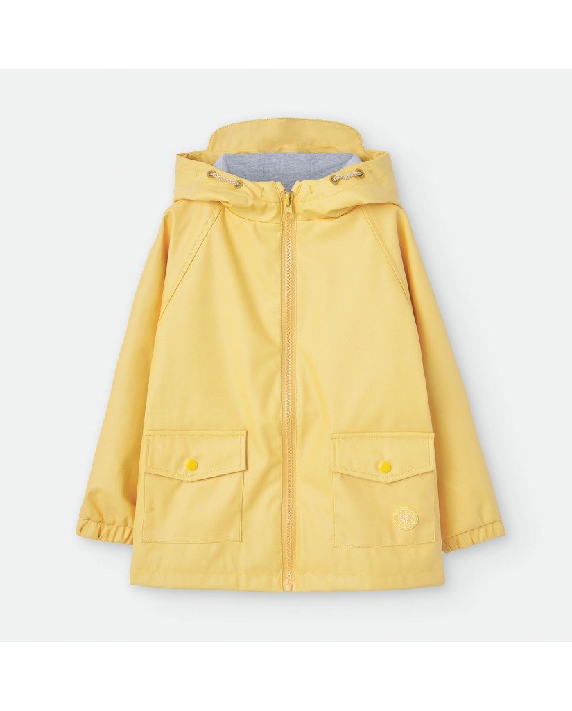 4610 Chubasquero infantil amarillo liso