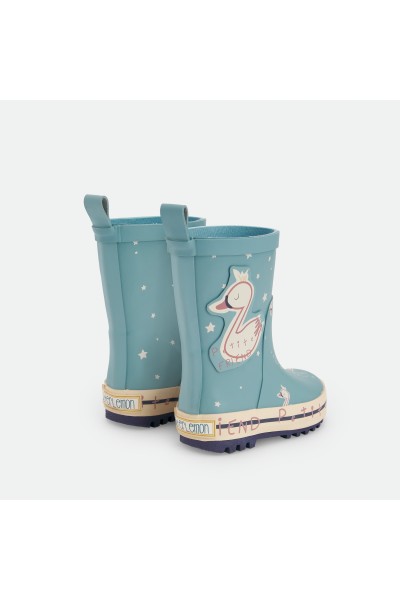 4804 Botas de agua niña cisne