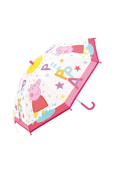 PP16553 PEPPA - PARAGUAS TRANSPARENTE PEPPA PIG-ARDITEX