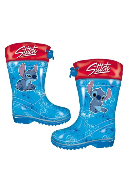 WD15586 BOTAS DE AGUA AZUL STITCH