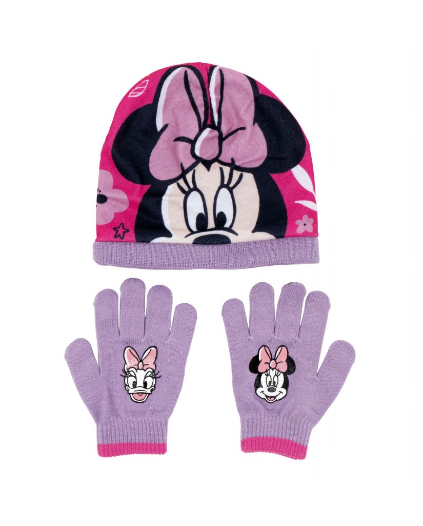 WD16499 MINNIE - SET GORRO+GUANTES MINNIE MOUSE