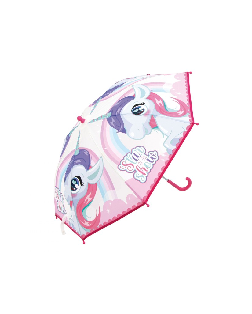 ZK16574 UNICORN - PARAGUAS EVA TRANSPARENTE UNICORNIO