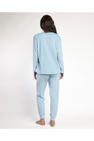 63631-0 PIJAMA MUJER VELVET SWEET DUCKLING -ADMAS