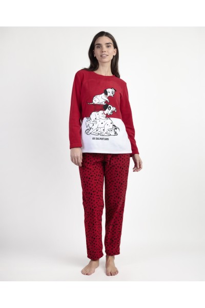 63671-0 PIJAMA MUJER MICROPOLAR DALMATIANS ADMAS