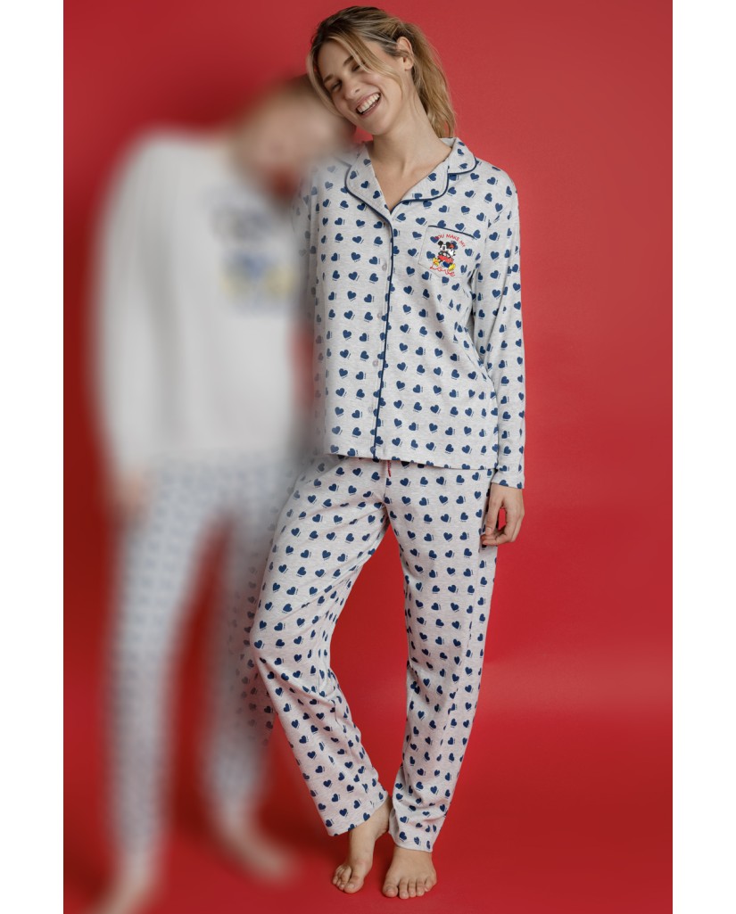 63310-0 PIJAMA MUJER ABIERTO YOU MAKE MY LOVE ADMAS