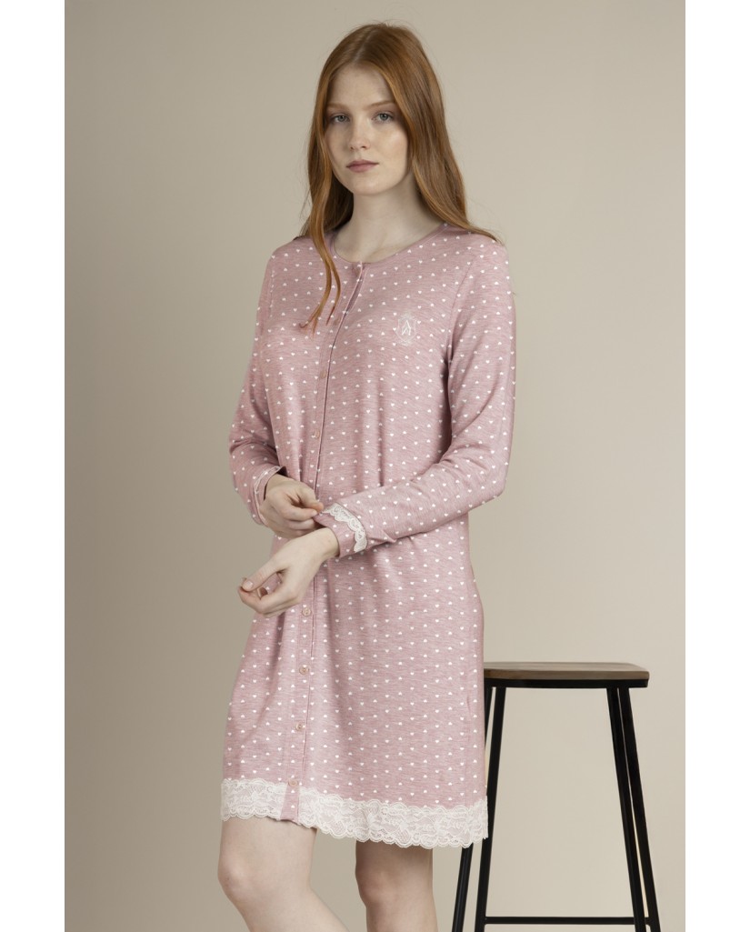 61446-0 CAMISOLA ABIERTA MUJER 'HEARTS' ADMAS