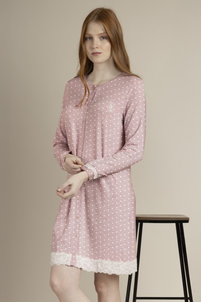 61446-0 CAMISOLA ABIERTA MUJER 'HEARTS' ADMAS